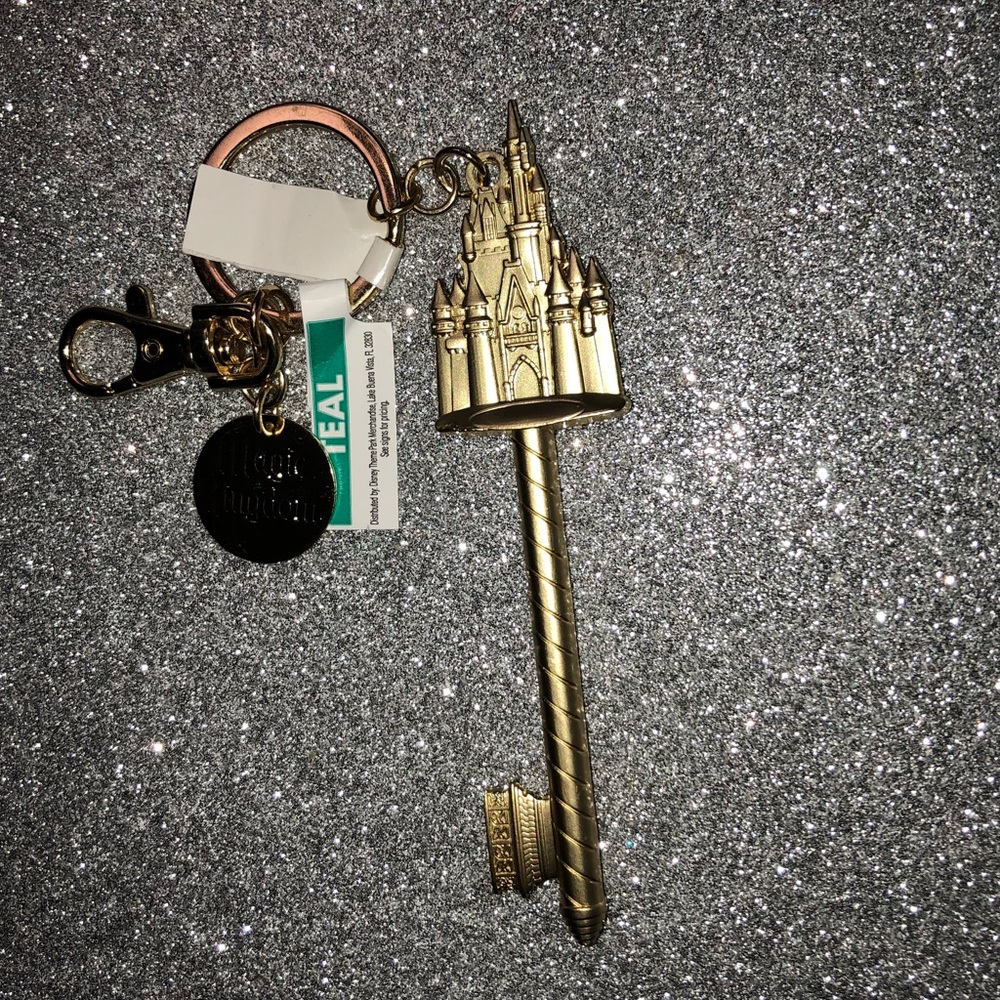 New Disney Parks Magic Kingdom castle keychain